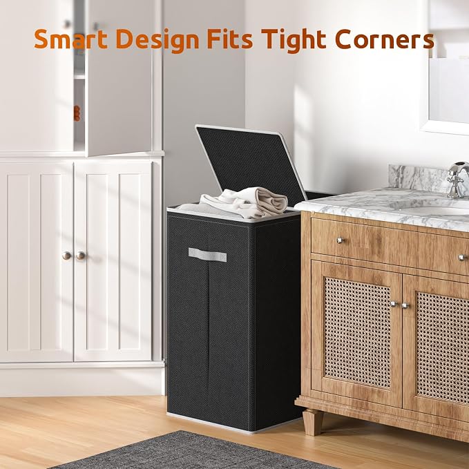 Laundry Hamper with Lid 160L Laundry Basket - Image 6