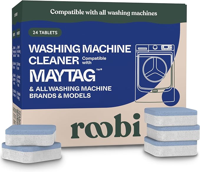 Roobi Washing Machine Cleaner Tablets. Compatible by Roobi