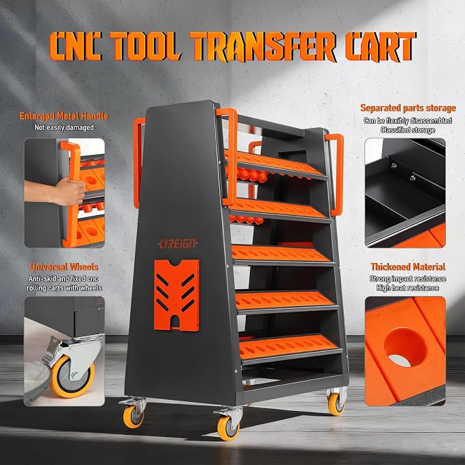 NUOBESTY CNC Tool Rack, BT40/CAT40 Tool Rack Organizer - Image 6