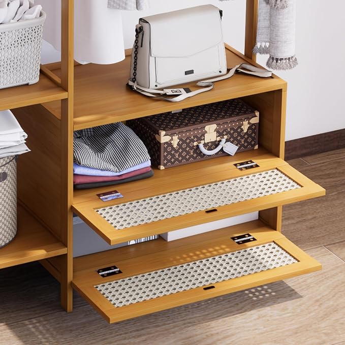 Bamboo Clothes Rack, Garment Rack - Image 5