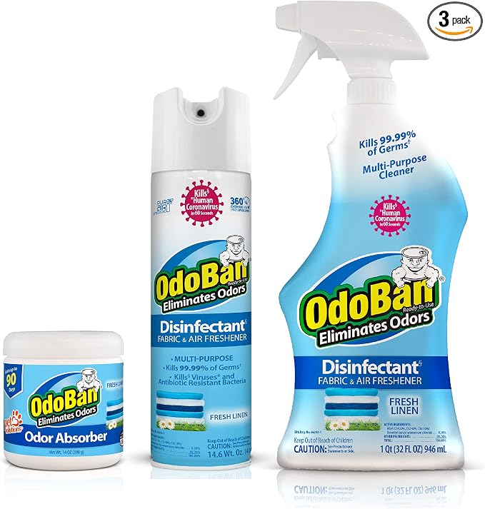 OdoBan Multipurpose Cleaner Disinfectant and Harsh Smell Eliminator Fabric/Air by OdoBan