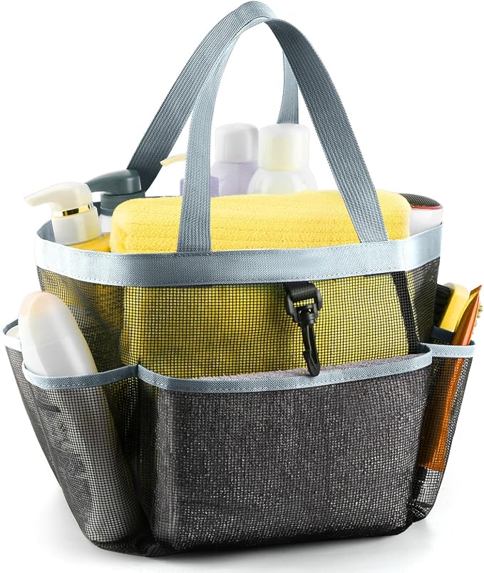 Mesh Shower Caddy Portable for College Dorm Room Essentials by LOYEE