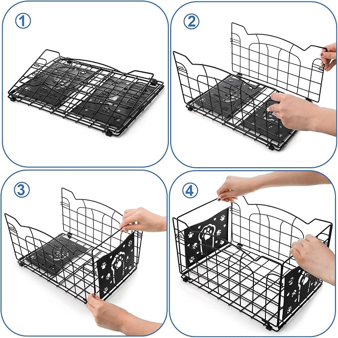 14" Large Wire Baskets for Organizing, Metal Open Storage Bin - Image 4