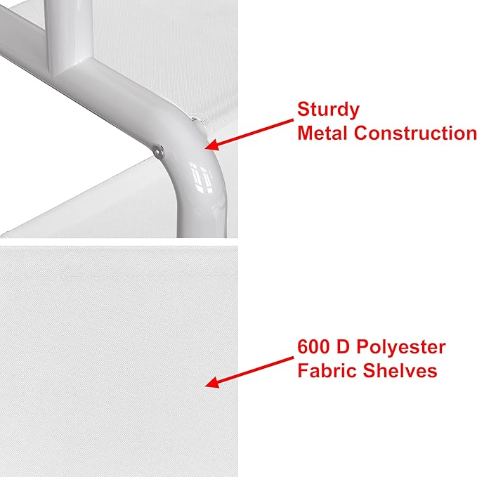 Simple Houseware 52-Inch Freestanding Closet Garment Rack - Image 3