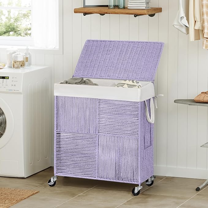 WOWLIVE Double Laundry Hamper - Image 2
