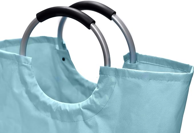 Handy Laundry Bag With Handles - 60L - Collapsible Fabric Laundy Hamper Bag - - Image 3