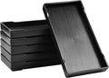 6 Packs Small Black Mini Tray for Serving Accessory, Perfume or Display Use. by VCREATC-VCREATEFORCUSTOMER