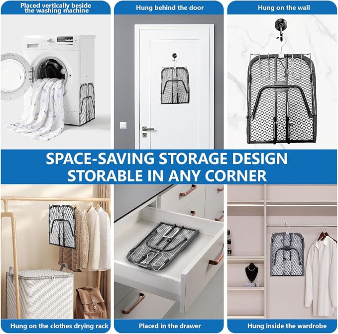Metal Mesh Panel Tabletop Ironing Board - Image 5