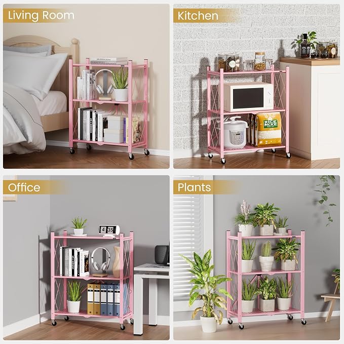 ALANNG Heavy Duty 3-Tier Folding Shelf - Image 8
