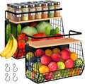 2 Pack Magnetic Spice Storage Rack Organizer by UVIAHOMIHOMEORGANIZER