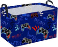 Rectangular Game Basket for Boys, Game Storage Bin, Boy Storage Basket by Sanjiaofen