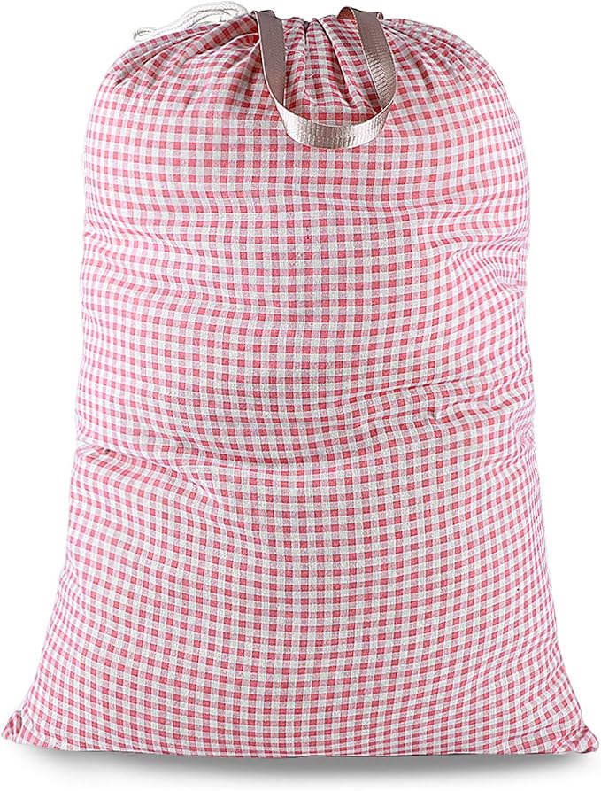 Extra Large Laundry Bag with Drawstring and Handle, Heavy Duty Travel Dirty by SANFERGE