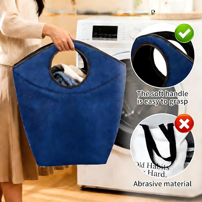 90L Foldable Laundry Basket - Image 4