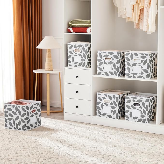 MAX Houser Fabric Storage Bins Cubes Baskets Containers - Image 7