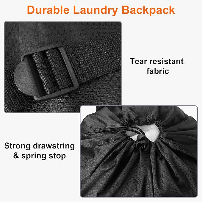 Laundry Bag Backpack Durable Laundry Bag - Image 3