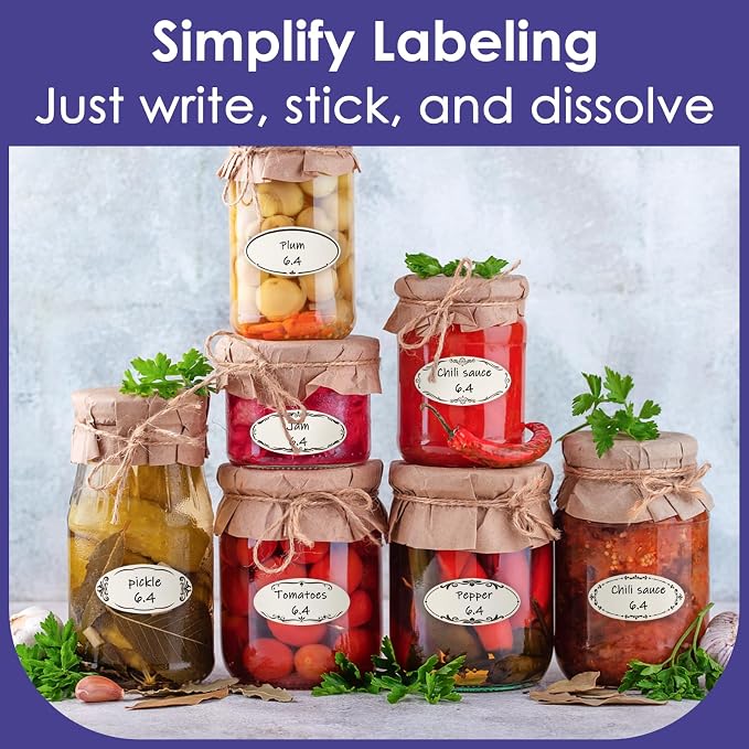 DGBDPACK 400 Dissolvable Canning Labels - Image 7