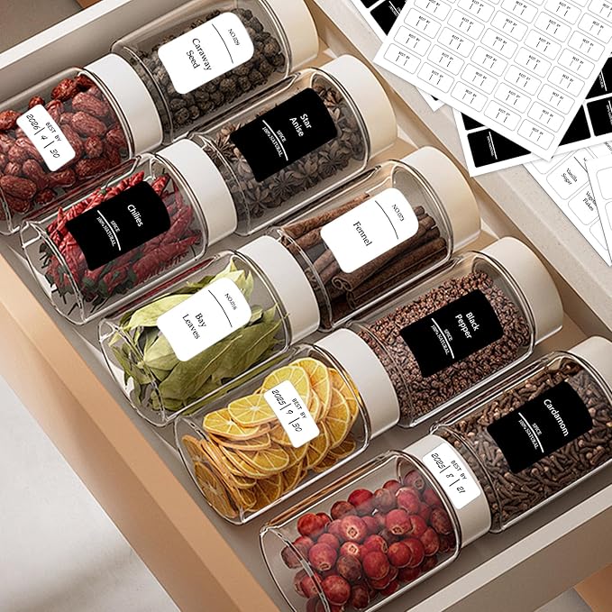 491 Pantry Labels for Containers, Preprinted Waterproof Stickers for Organizing - Image 7