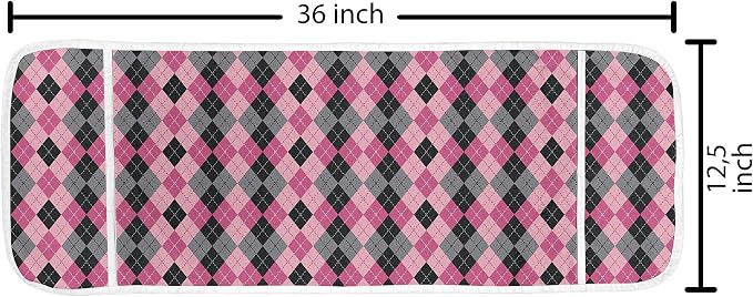Ambesonne Abstract Microwave Oven Cover, Argyle Motif - Image 2