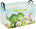 Sanjiaofeng Rectangular Easter Dinosaur Basket Dinosaur Storage Bins, Cute by Sanjiaofen
