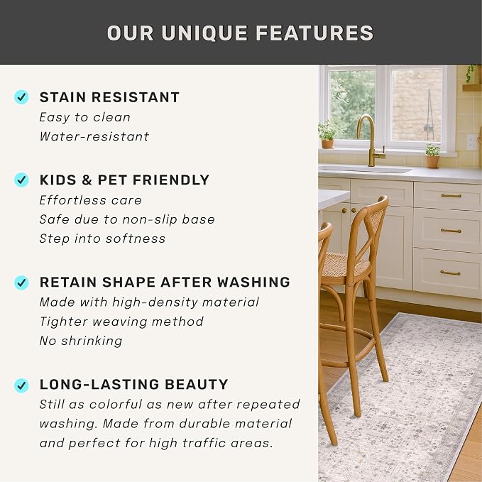 Boho 4x6 Living Room Rug - Image 7
