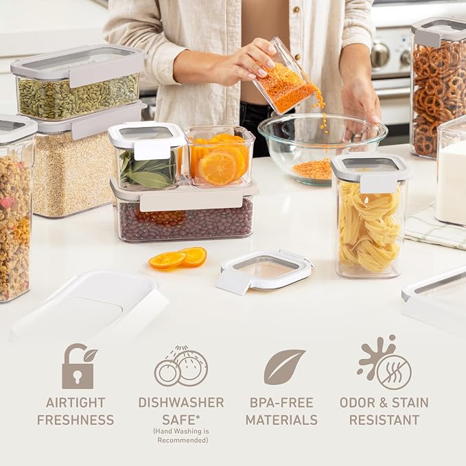 Bentgo Pantry - 22-Piece Airtight Food Storage Containers, Locking Lids - Image 3