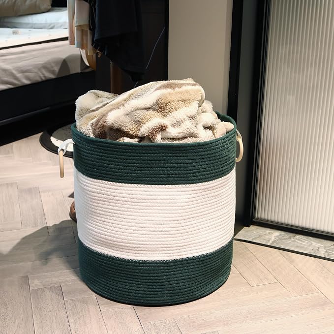 Sea Team Large Size Cotton Rope Storage Basket - Image 4