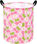 KUNRO Round Laundry Gift Basket Storage Hamper Clothes Storage Basket Organizer by KUNRO