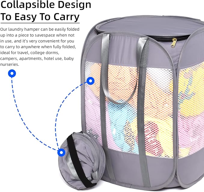 1.5 Loads, Pop-up Laundry Hamper - Image 6