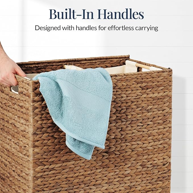 Best Choice Products Large Double Laundry Hamper - Image 6