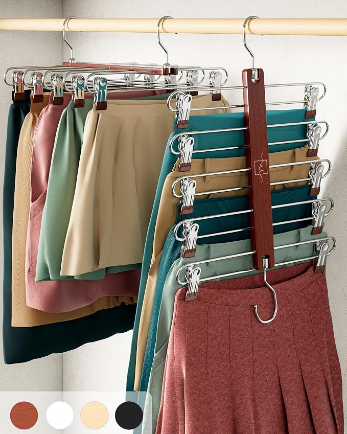MORALVE Skirt Hangers Space Saving by MORALVE
