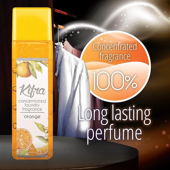 KIFRA ORANGE Concentrated Laundry Fragrance 6.76 Fl Oz 200ml 80 Washing Cycles - Image 5