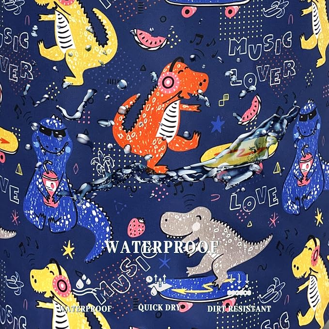 Funny Dinosaur Laundry Basket Foldable Oxford Cloth Colorful Laundry Hamper - Image 5