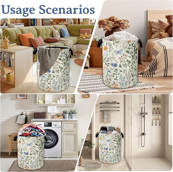 Wildflowers Laundry Hamper - Image 7