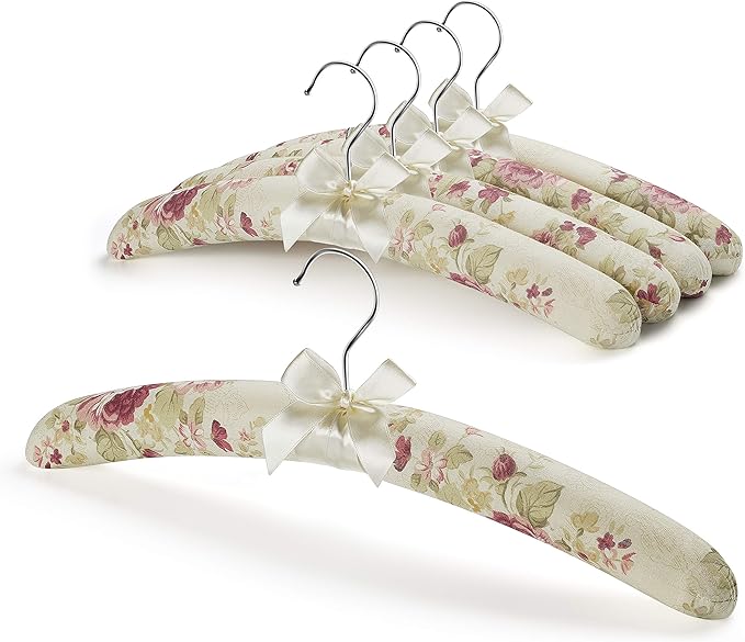 GLCON 16 inches Satin Padded Hangers by GLCON