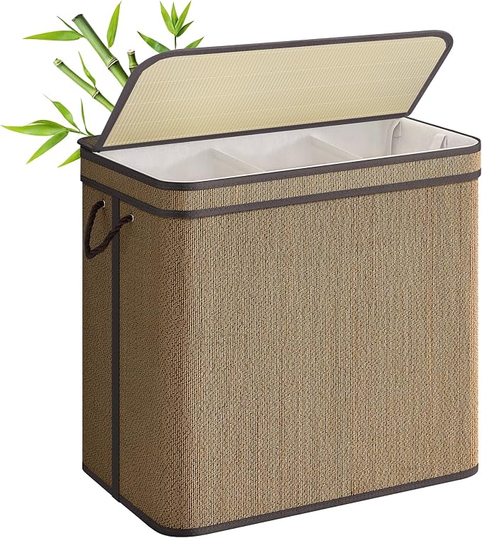 SONGMICS 3-Section Laundry Hamper by SONGMICSbySONGMICSHOME