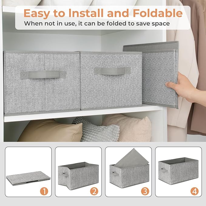 GRANNY SAYS Storage Baskets for Shelves, Closet Storage Bins - Image 5