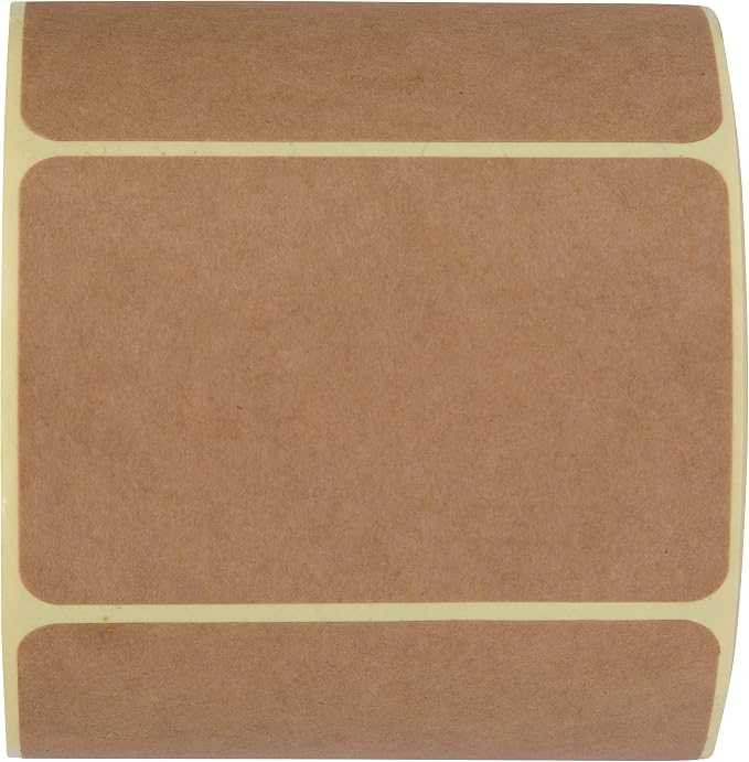 Camp Galaxy 2x3 Inch Natural Brown Kraft Stickers - Image 2