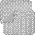 GORILLA GRIP Ultra Water Absorbent Microfiber Dish Drying Mat 2 Pack, Quick Dry by GorillaGrip
