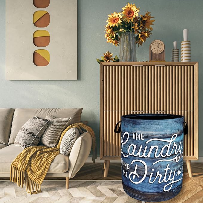 Looking At Me Dirty Again Laundry Hamper Funny Text Laundry Basket - Image 7