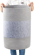90L Jumbo Laundry Hamper, Tall Baby Nursery Hamper by Homlikelanfocusonhomestorageanddecorationfordecades