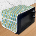 Ambesonne Geometric Microwave Oven Cover, Retro Circles by Ambesonne