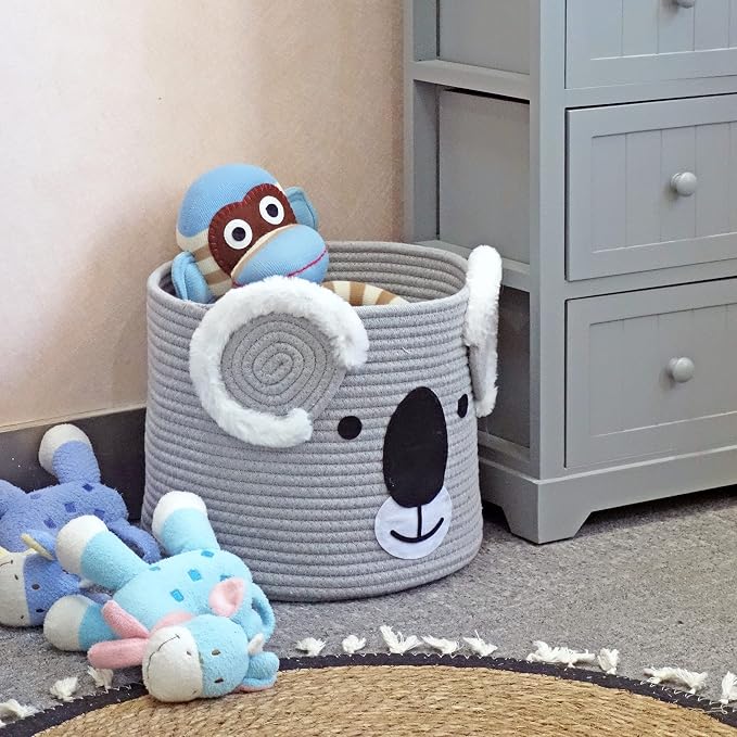 T&T Homewares Koala Storage Basket Medium Size, Nursery & Kids Room - Image 6