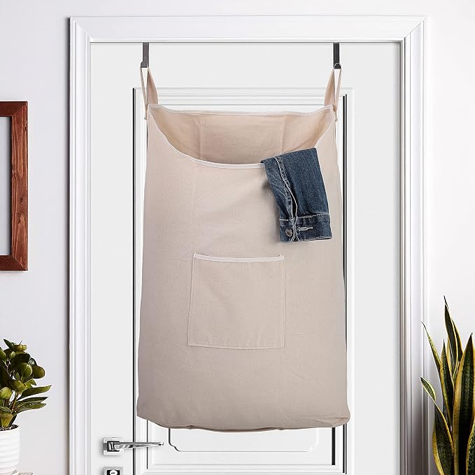2 pack Laundry Collector, Laundry Hamper, Door Hanging Laundry bag - Image 2