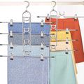Pants Hangers With Clips, Newly Upgraded Detachable Space Saving Hangers by Lumigens