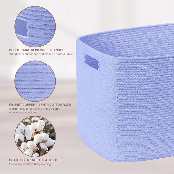 45L Small Baby Girls Laundry Basket - Image 6