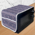 Ambesonne Oriental Microwave Oven Cover, Traditional Eastern Inspired Shapes by Ambesonne
