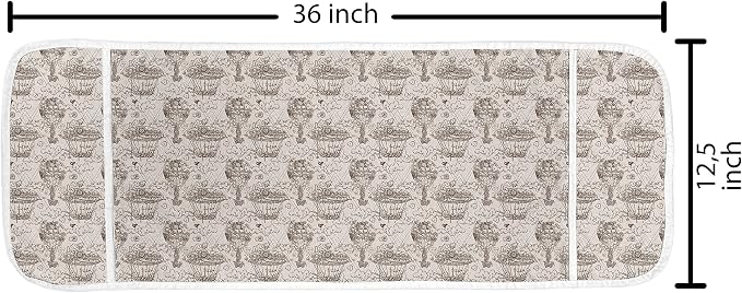 Ambesonne Aviation Microwave Oven Cover, Nostalgic Aircraft Zeppelin Ship - Image 2