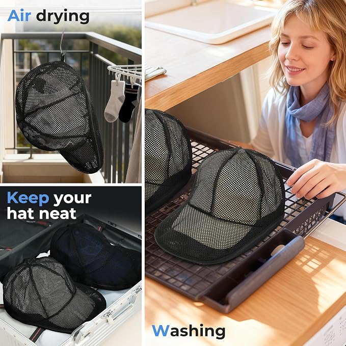 Hat Washer Cage for Baseball Caps, Hat Cleaner for Washing Machine & Dishwasher - Image 7