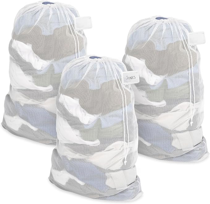 Whitmor Mesh Laundry Bag with ID Tag - Image 4