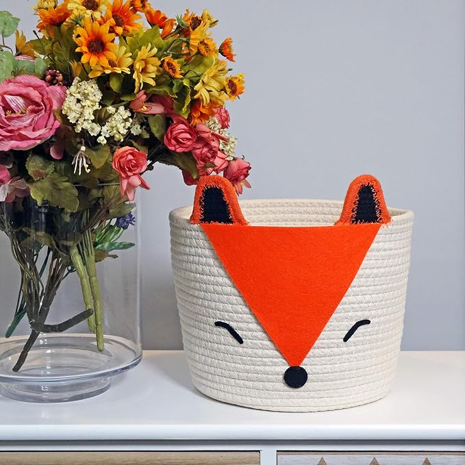 T&T Homewares Orange Fox Storage Basket - Image 9
